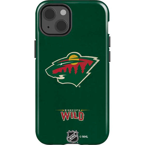 NHL Minnesota Wild Distressed iPhone 13 Impact Case
