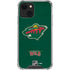 NHL Minnesota Wild Distressed iPhone 13 Mini Clear Case