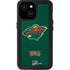 NHL Minnesota Wild Distressed iPhone 13 Mini Waterproof Case