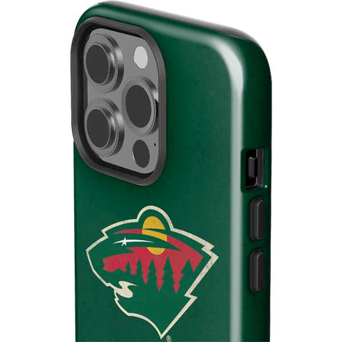 NHL Minnesota Wild Distressed iPhone 13 Pro Impact Case