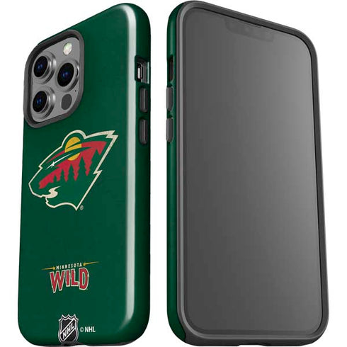 NHL Minnesota Wild Distressed iPhone 13 Pro Impact Case