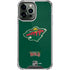 NHL Minnesota Wild Distressed iPhone 13 Pro Max Clear Case