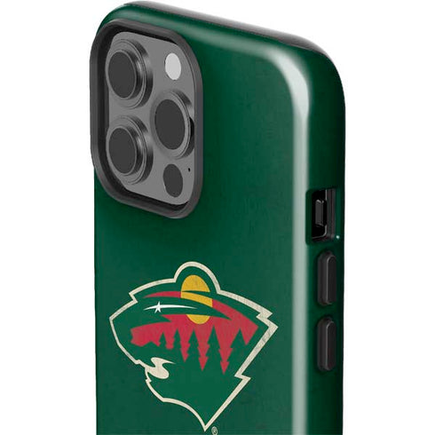 NHL Minnesota Wild Distressed iPhone 13 Pro Max Impact Case