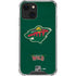 NHL Minnesota Wild Distressed iPhone 14 Clear Case