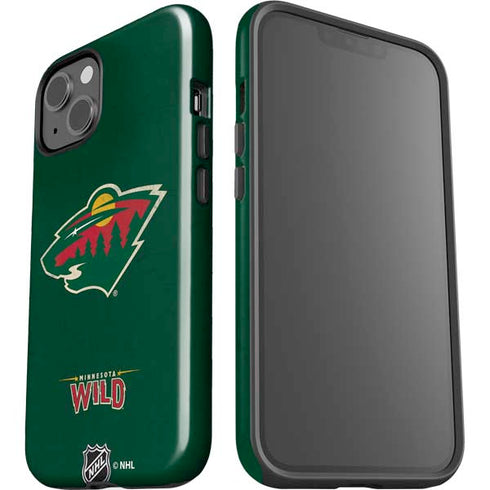 NHL Minnesota Wild Distressed iPhone 14 Plus Impact Case
