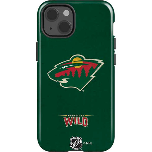 NHL Minnesota Wild Distressed iPhone 14 Impact Case