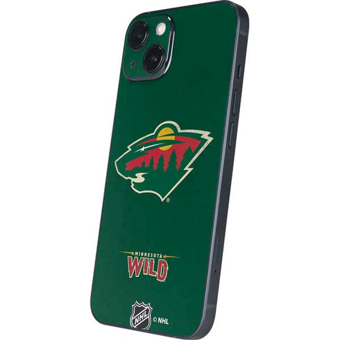 NHL Minnesota Wild Distressed iPhone 15 Plus Skin
