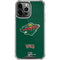 NHL Minnesota Wild Distressed iPhone 14 Pro Max Clear Case