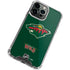 NHL Minnesota Wild Distressed iPhone 14 Pro Max Clear Case