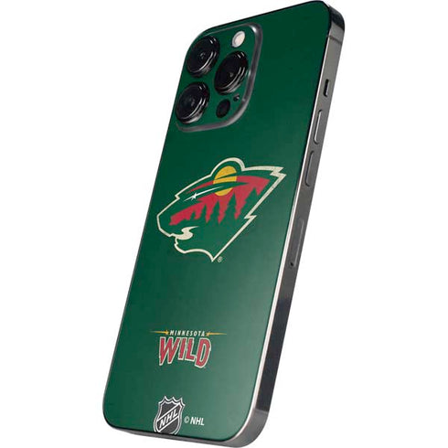 NHL Minnesota Wild Distressed iPhone 14 Pro Skin
