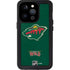 NHL Minnesota Wild Distressed iPhone 14 Pro Waterproof Case