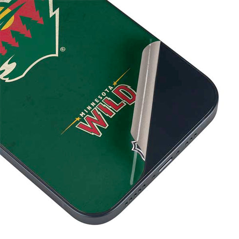 NHL Minnesota Wild Distressed iPhone 14 Skin