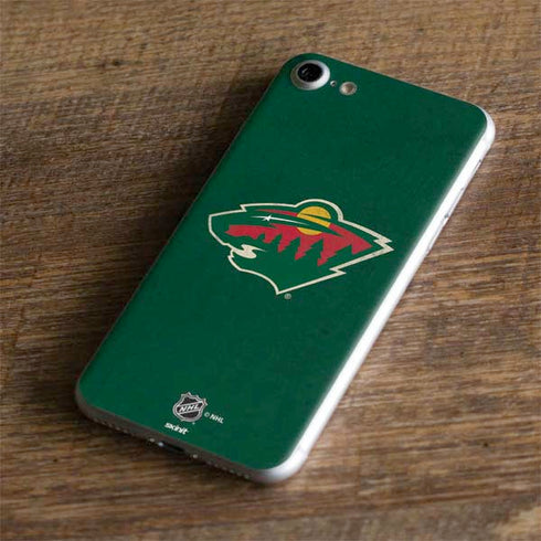 NHL Minnesota Wild Distressed iPhone 7 Skin