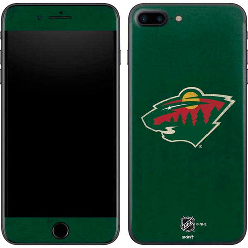 NHL Minnesota Wild Distressed iPhone 8 Plus Skin