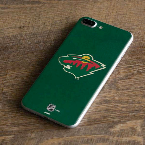NHL Minnesota Wild Distressed iPhone 8 Plus Skin