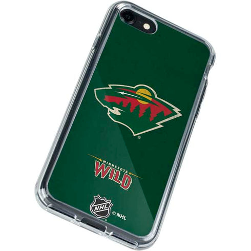 NHL Minnesota Wild Distressed iPhone SE (2nd & 3rd Gen) Clear Case