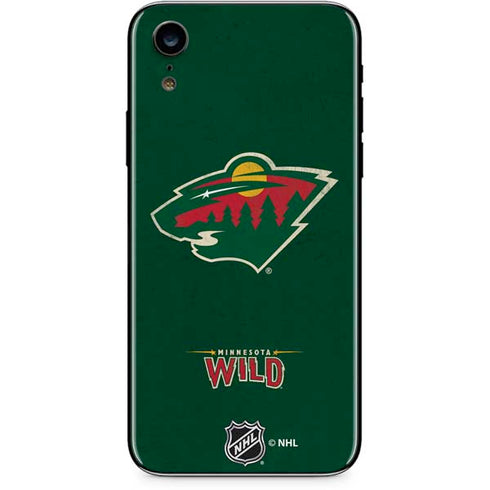 NHL Minnesota Wild Distressed iPhone XR Skin