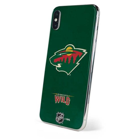 NHL Minnesota Wild Distressed iPhone XS Max Skin