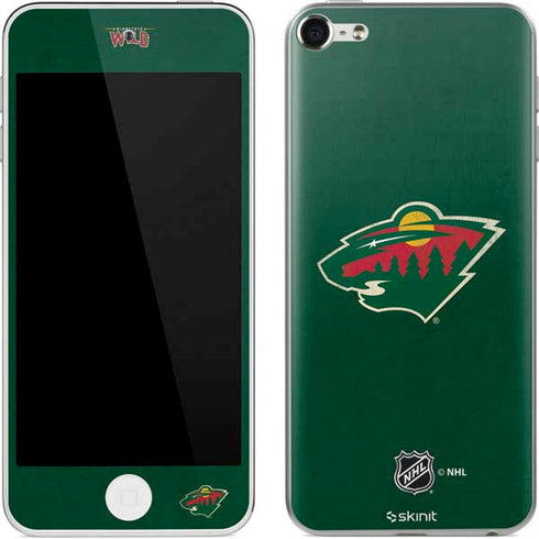 NHL Minnesota Wild Distressed Apple iPod Skin