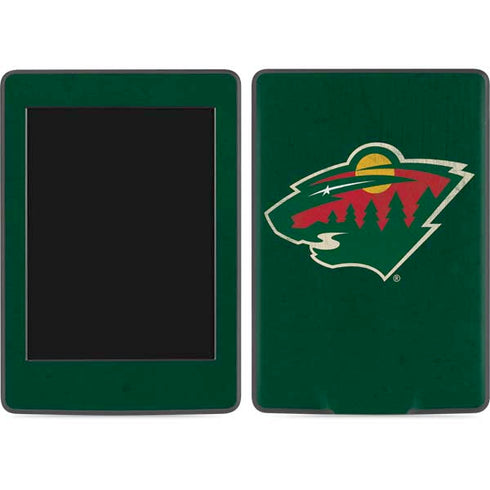 NHL Minnesota Wild Distressed Amazon Kindle Skin