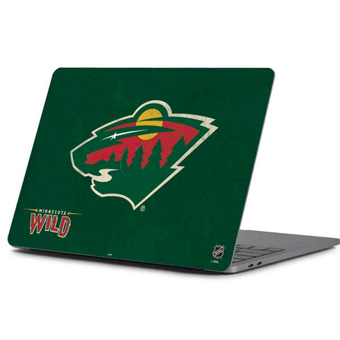 NHL Minnesota Wild Distressed Apple MacBook Pro 13-inch Skin