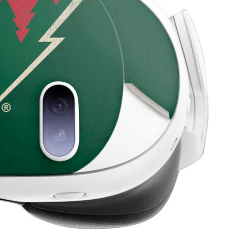 NHL Minnesota Wild Distressed Meta Quest 3 Skin
