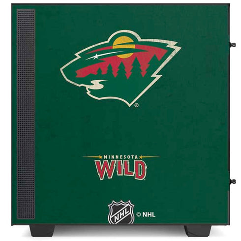 NHL Minnesota Wild Distressed NZXT H510 Compact ATX Mid-Tower Case Skin