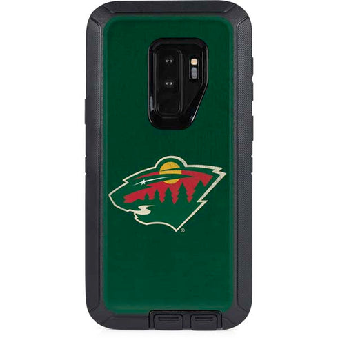NHL Minnesota Wild Distressed Otterbox Defender Galaxy Skin