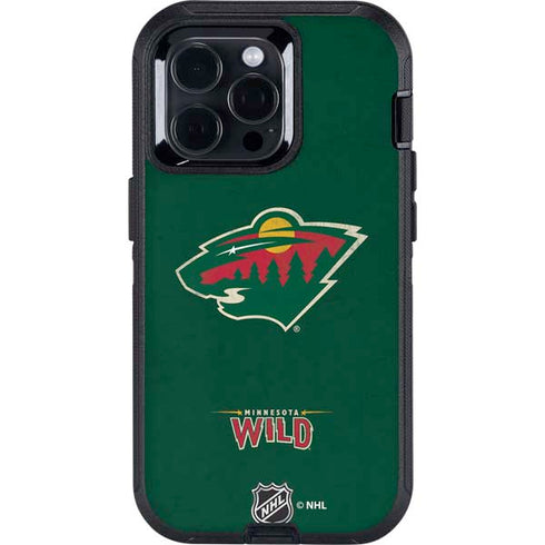 NHL Minnesota Wild Distressed Otterbox Defender iPhone Skin