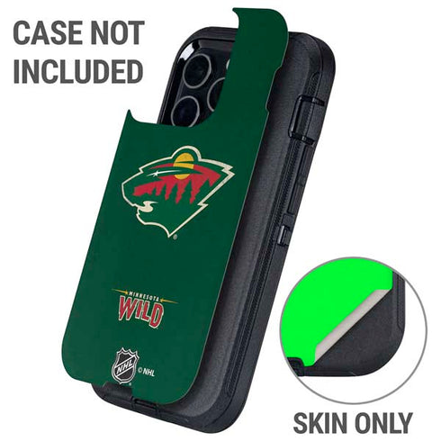 NHL Minnesota Wild Distressed Otterbox Defender iPhone Skin