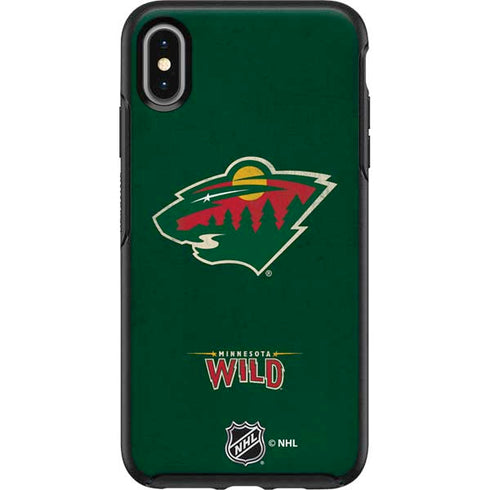 NHL Minnesota Wild Distressed Otterbox Symmetry iPhone Skin
