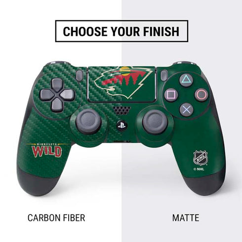 NHL Minnesota Wild Distressed PS4 Controller Skin