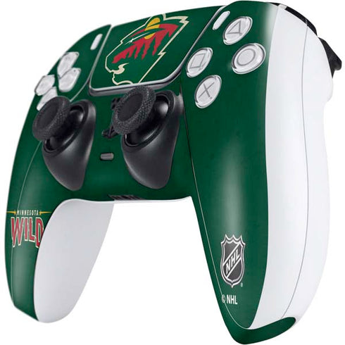 NHL Minnesota Wild Distressed PS5 Controller Skin