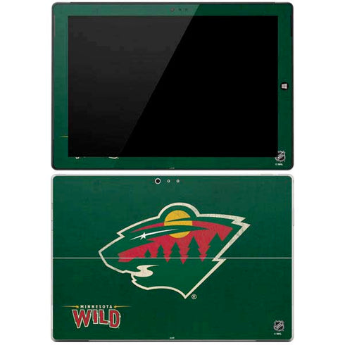 NHL Minnesota Wild Distressed Surface Pro 3 Skin