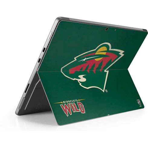 NHL Minnesota Wild Distressed Surface Pro 8 Skin