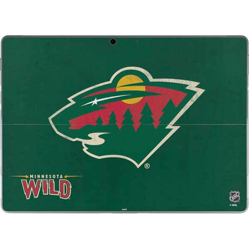 NHL Minnesota Wild Distressed Surface Pro 9 Skin