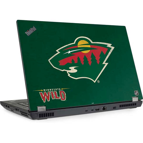 NHL Minnesota Wild Distressed Lenovo ThinkPad Skin
