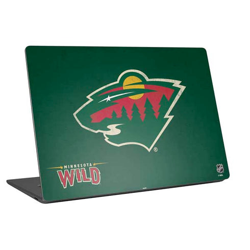 NHL Minnesota Wild Distressed Universal Laptop 17in (13.8 x 10in) Skin