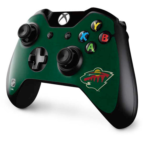 NHL Minnesota Wild Distressed Xbox One Controller Skin