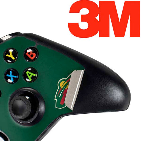 NHL Minnesota Wild Distressed Xbox One Controller Skin