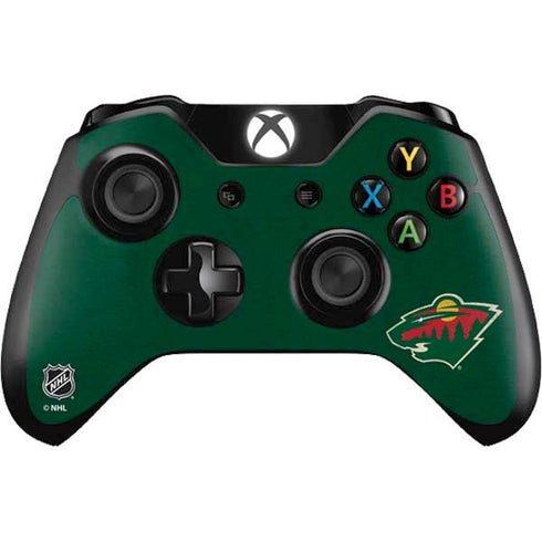 NHL Minnesota Wild Distressed Xbox One Controller Skin