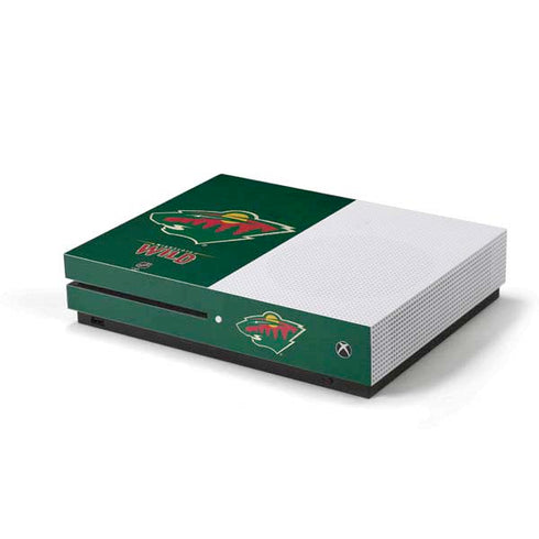 NHL Minnesota Wild Distressed Xbox One S Console Skin