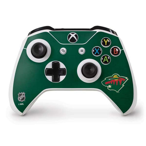 NHL Minnesota Wild Distressed Xbox One S Controller Skin