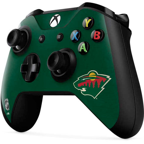 NHL Minnesota Wild Distressed Xbox One X Controller Skin