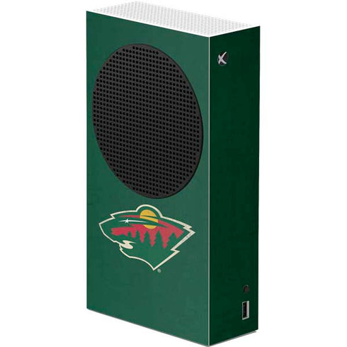 NHL Minnesota Wild Distressed Xbox Series S Console Skin