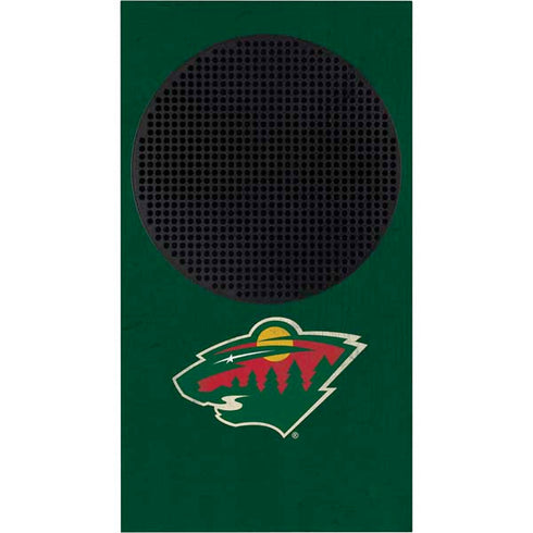 NHL Minnesota Wild Distressed Xbox Series S Console Skin