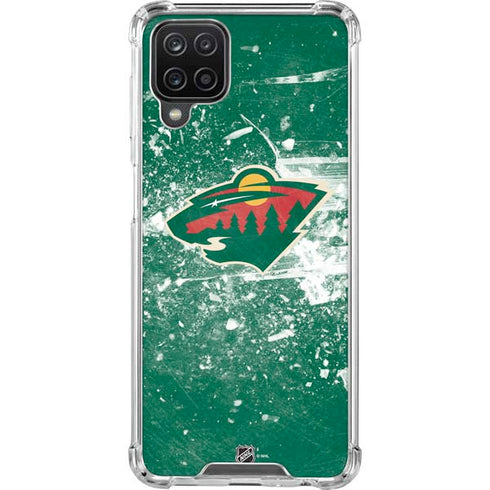 NHL Minnesota Wild Frozen Galaxy A12 Clear Case