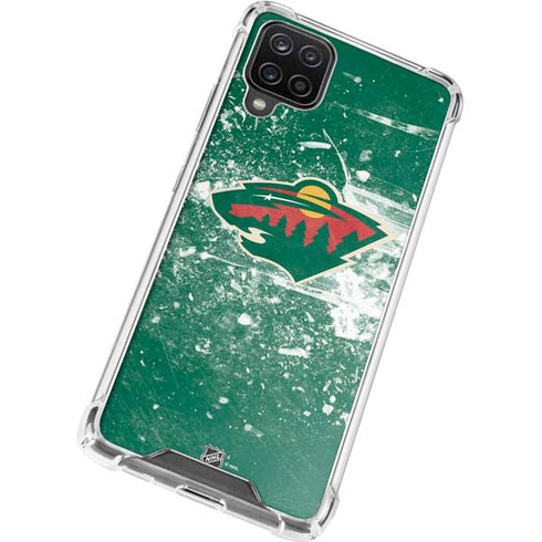 NHL Minnesota Wild Frozen Galaxy A12 Clear Case