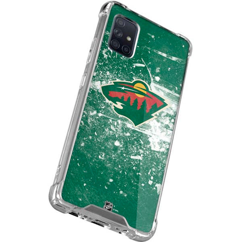 NHL Minnesota Wild Frozen Galaxy A51 5G Clear Case
