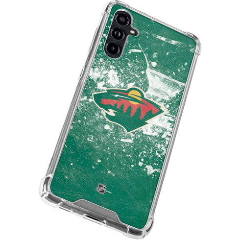 NHL Minnesota Wild Frozen Galaxy A54 5G Clear Case